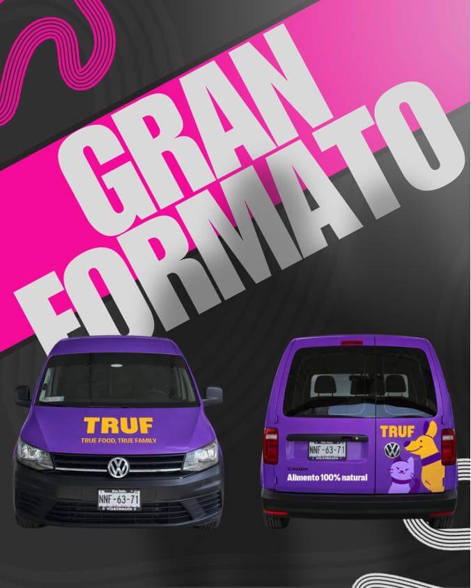 camioneta con impresión 